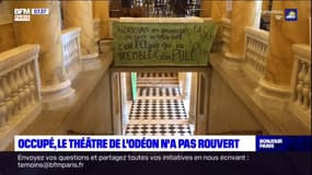 Paris: occupé, le théâtre de l'Odéon n'a pas rouvert