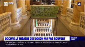 Paris: occupé, le théâtre de l'Odéon n'a pas rouvert