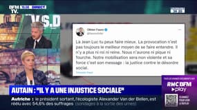 Tweet de Jean-Luc Mélenchon: "À aucun moment nous n'appelons à être violent", affirme Clémentine Autain