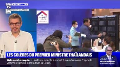 Agacé par des questions, le Premier ministre thaïlandais asperge des journalistes de gel hydroalcoolique
