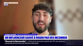 "J'adorerais les retrouver": un influenceur italien sauvé à Rouen par des inconnus