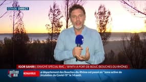 Bouches-du-Rhône: le feu n’est pas éteint mais il a été fixé dans la nuit