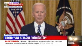 Guerre en Ukraine: "La Russie va en payer les conséquences", assure Joe Biden 