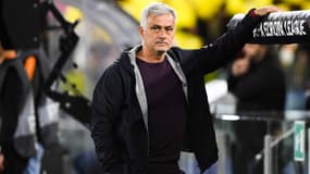 José Mourinho, coach de l'AS Roma, en demi-finale de Ligue Europa, 11 mai 2023