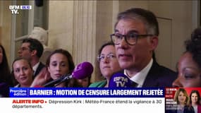 "Le suspens était très mince": le NFP réagit au rejet de la motion de censure contre le gouvernement Barnier