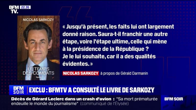 Gérald Darmanin, Emmanuel Macron, la guerre en Ukraine: BFMTV a consulté le nouveau livre de Nicolas Sarkozy