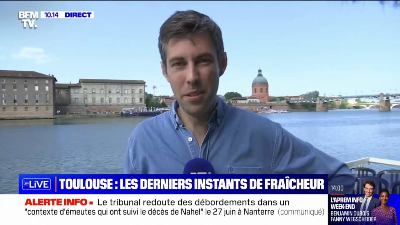 Toulouse Ces Habitants Profitent Des Derniers Instants De Fra Cheur Avant L Arriv E De La Canicule