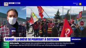 Sisteron: huitième semaine de mobilisation à Sanofi