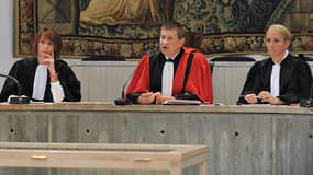 Le juge et les membres du tribunal pour mineurs du Puy-de-dôme, le 29 septembre 2014.