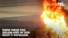 F1 - GP de Bahrein : énorme frayeur pour Grosjean après un crash spectaculaire 