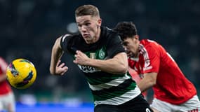 Viktor Gyökeres lors du match Sporting-Benfica (1-0), le 29 décembre 2024