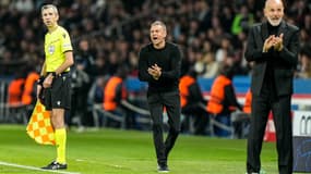 Luis Enrique, entraîneur du PSG, lors de la victoire face à l'AC Milan (3-0) en Ligue des champions, le 25 octobre 2023