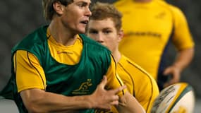 Berrick Barnes a profité des erreurs italiennes pour aggraver le score en faveur des Wallabies
