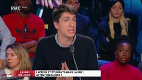 #Lycées - "2000 étudiants radicaux bloquent les facs pour leur propre intérêt alors qu'ils ne connaissent pas la loi !" @MaximeLledo #GGRMC