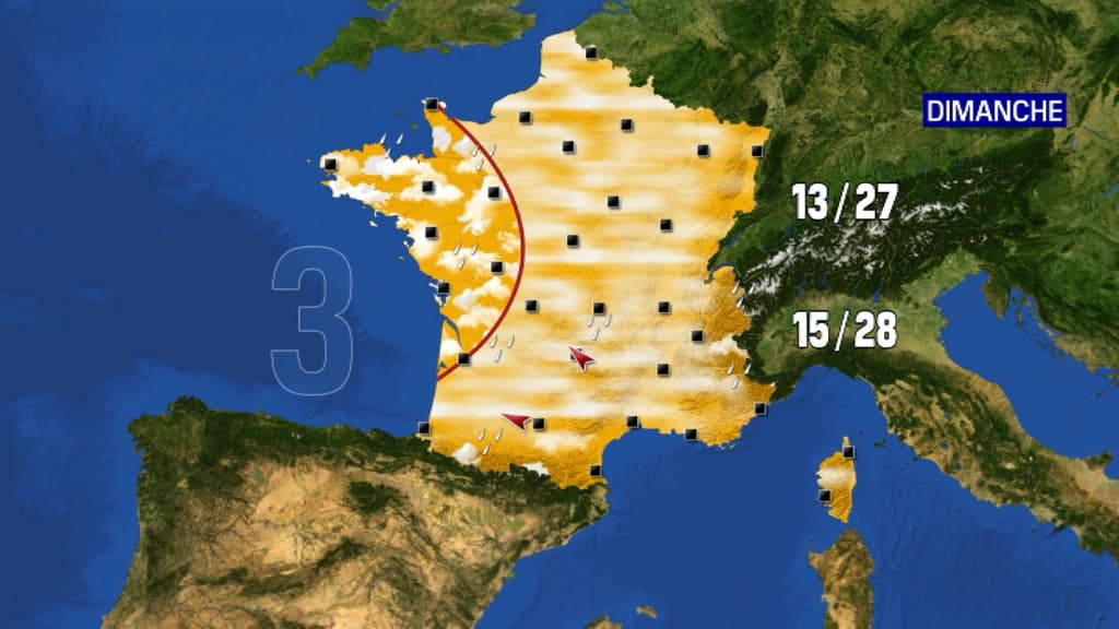 Les prévisions météo du dimanche 15 mai 2022. Les prévisions météo du dimanche 15 mai 2022.