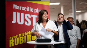 La cheffe de file du Printemps marseillais, Michèle Rubirola, le soir du second tour des élections municipales, le 28 juin 2020