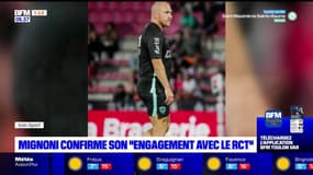 Pierre Mignoni confirme "son engagement avec le RCT"