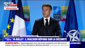 Violences urbaines: "Nous allons tâcher d'y répondre avec méthode", affirme Emmanuel Macron