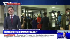 Jean-Baptiste Djebbari: "Nous exigeons dès demain que les personnes qui entrent dans les transports portent un masque"