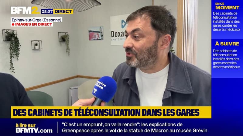 La ville d'Épinay-sur-Orge accueille un cabinet de téléconsultation au sein de sa gare
