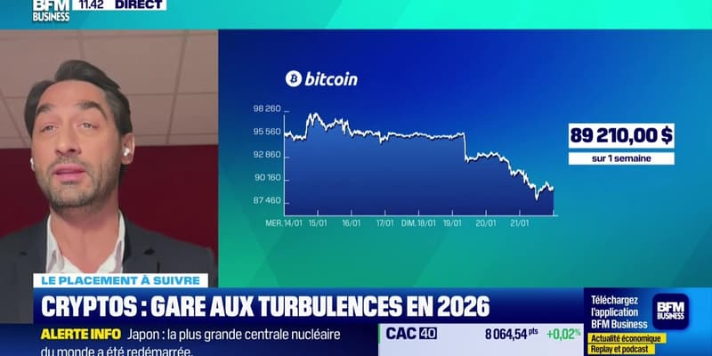 Le placement à suivre : Cryptos, gare aux turbulences en 2026 - 21/01