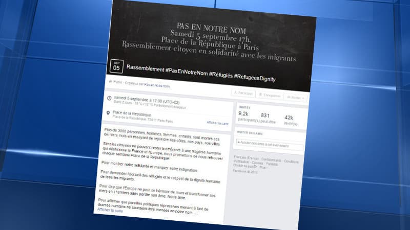 Plus de 9.000 personnes ont répondu présent sur l'événement Facebook du rassemblement, deux jours avant le rendez-vous.