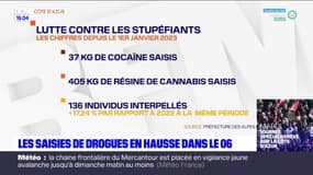 Alpes-Maritimes: les saisies de drogues en hausse