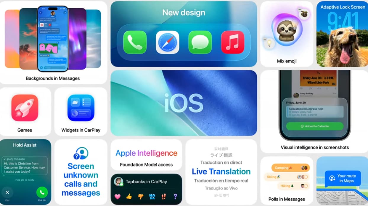 Les nouveautés iOS