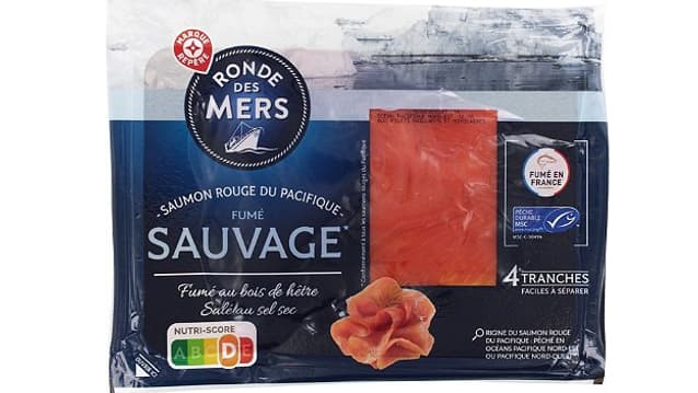 Le saumon fumé sauvage 4 tranches Ronde des mers est rappelé