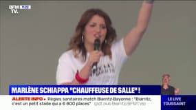 "Macron Président !": Marlène Schiappa "chauffeuse de salle" lors d'un meeting régional samedi 
