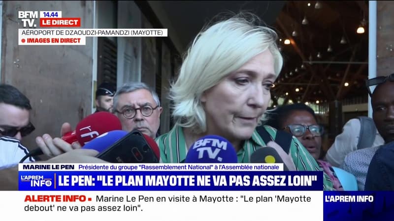 Marine Le Pen à Mayotte: 