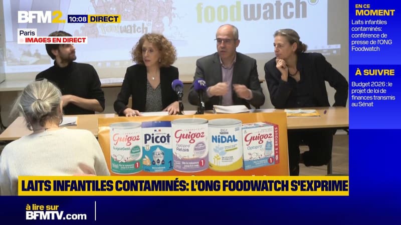Laits infantiles contaminés: l'ONG Foodwatch accuse Nestlé d'avoir effectué des retraits "silencieux" à l'étranger "avant noël"