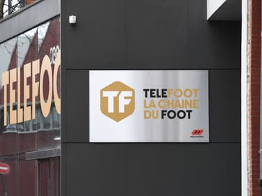 Les locaux de la chaîne Telefoot de Mediapro, à Paris le 14 décembre 2020
