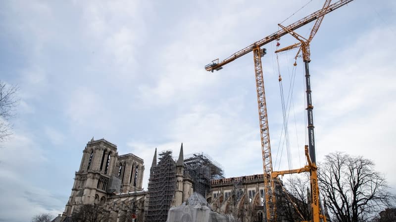 Chantier de Notre-Dame, le 19 décembre 2019