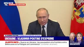 Vladimir Poutine: "Nous combattons les néonazis"