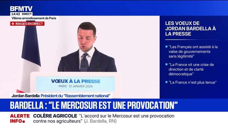 "Nous déposerons une motion de censure à l’Assemblée nationale contre le gouvernement Lecornu" annonce Jordan Bardella