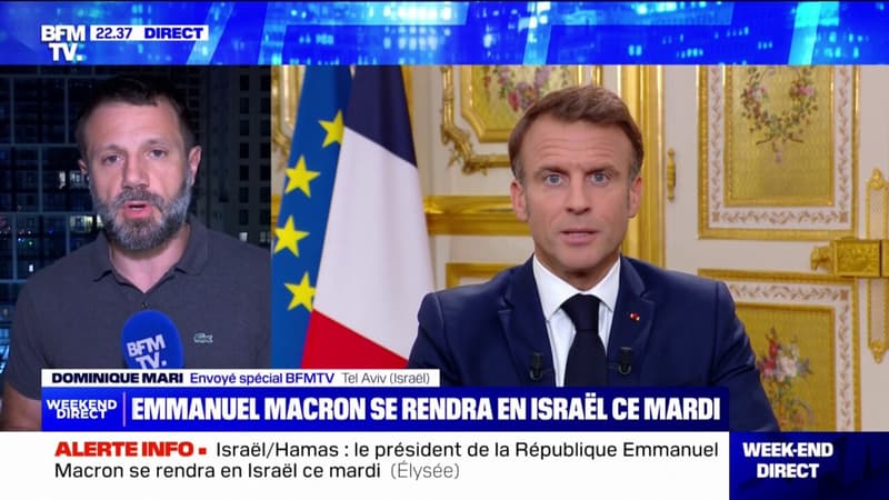 Emmanuel Macron se rendra mardi à Tel-Aviv pour y rencontrer le Premier ministre israélien