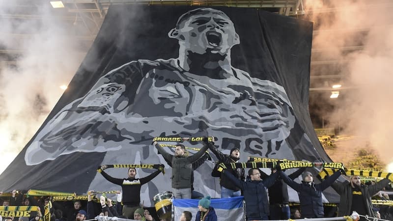 Les supporters du FC Nantes rendent hommage à Emiliano Sala