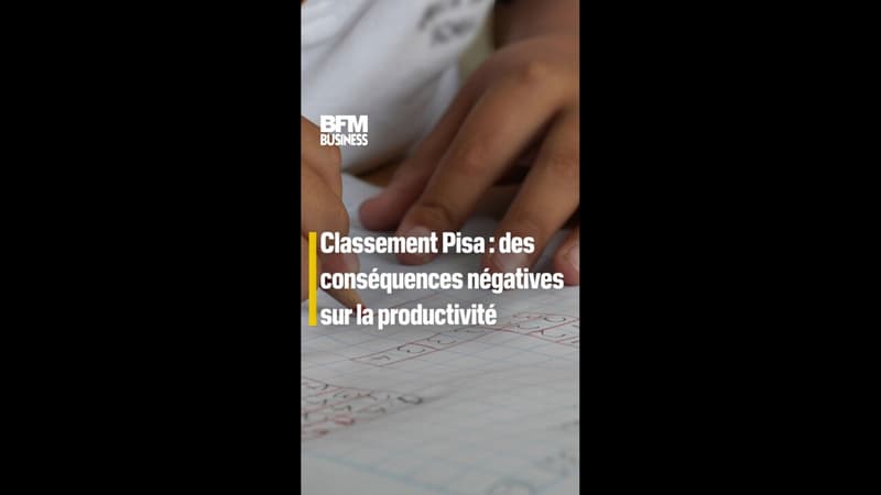 Classement Pisa: des conséquences négatives sur la productivité