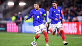 Kylian Mbappé et Theo Hernandez lors de France-Allemagne, le 23 mars 2024