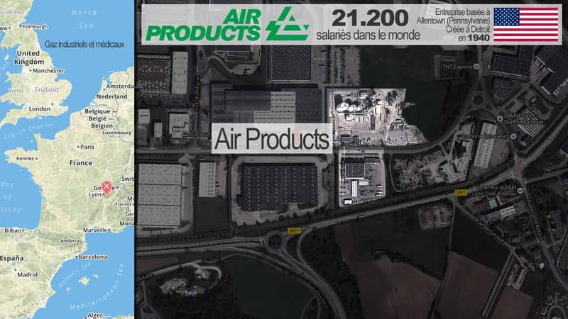 L'usine d'Air Products en Isère attaquée ce vendredi