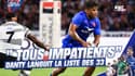 XV de France : "La liste des 33 ? On est tous impatients" languit Danty avant l'annonce de Galthié