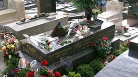 La tombe d'Edith Piaf. 