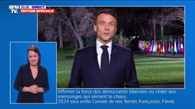 Jeux olympiques de Paris: "Nous serons fiers de nos athlètes, de nos artistes, de nos paysages", affirme Emmanuel Macron
