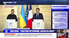 Volodymyr Zelensky loue l'accord bilatéral sur la sécurité "ambitieux et concret" signé par la France et l'Ukraine 