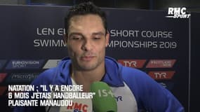 Natation : 'Il y a encore 6 mois, j'étais handballeur" plaisante Manaudou