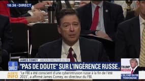 "J'ai pensé que Donald Trump serait susceptible de mentir", dit Comey sur ses notes 