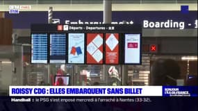 Roissy CDG: deux femmes embarquent sans billet