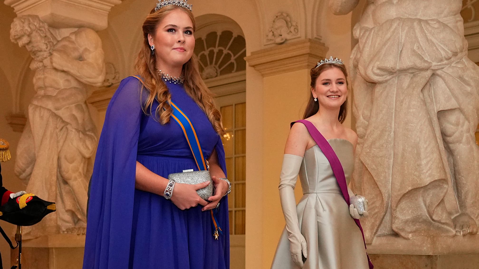 La princesse des Pays-Bas Amalia et la princesse de Belgique Elisabeth en octobre 2023