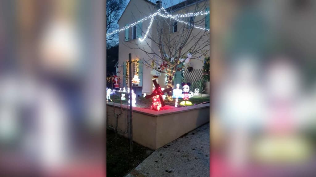 Le jardin de Jérôme avant le vol de ses décorations de Noël Le jardin de Jérôme avant le vol de ses décorations de Noël